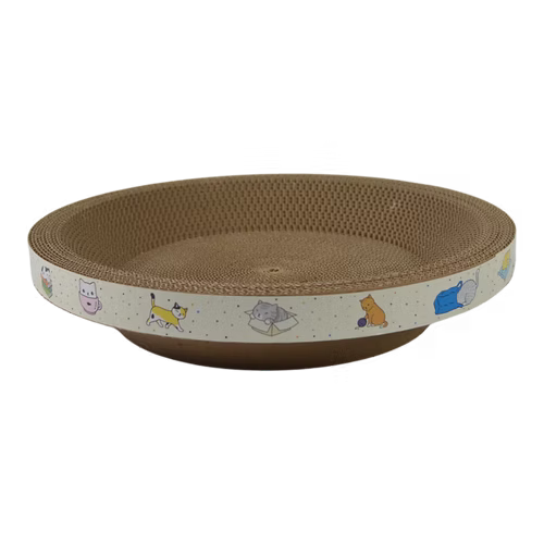 Letto rotondo per gatti in cartone MOON