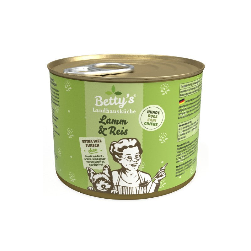 Agnello e riso umido per cani- Betty's