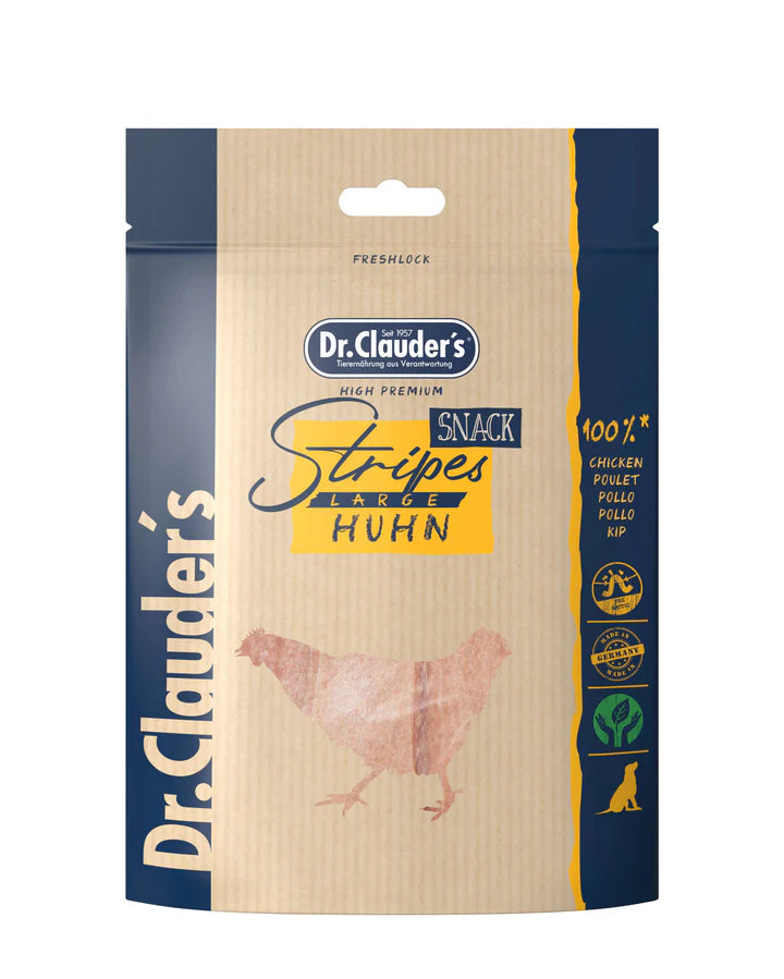 Strisce larghe al pollo per cani e gatti Dr'Clauders