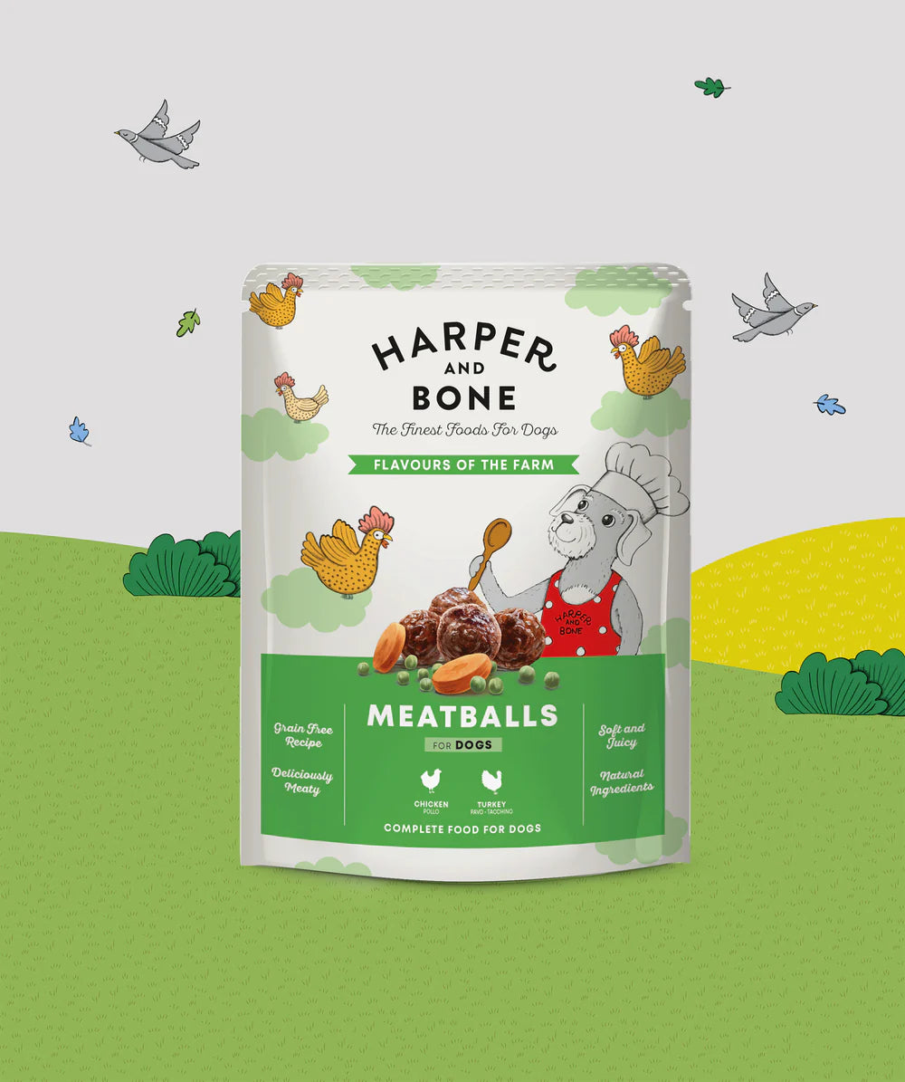 Harper And Bone-Polpette per cani Flavours of the farm