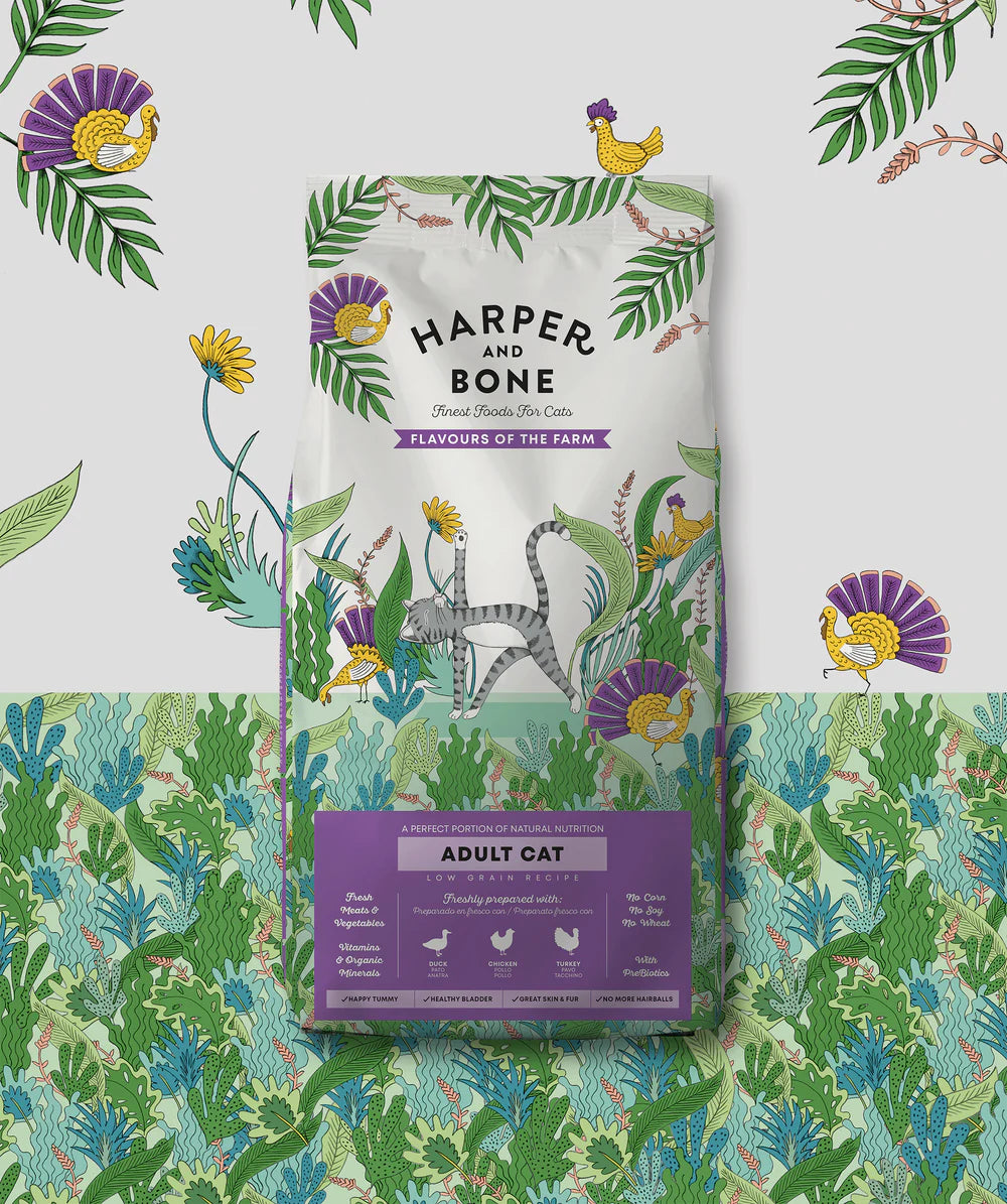 Harper and Bone-gatto Sapori della fattoria