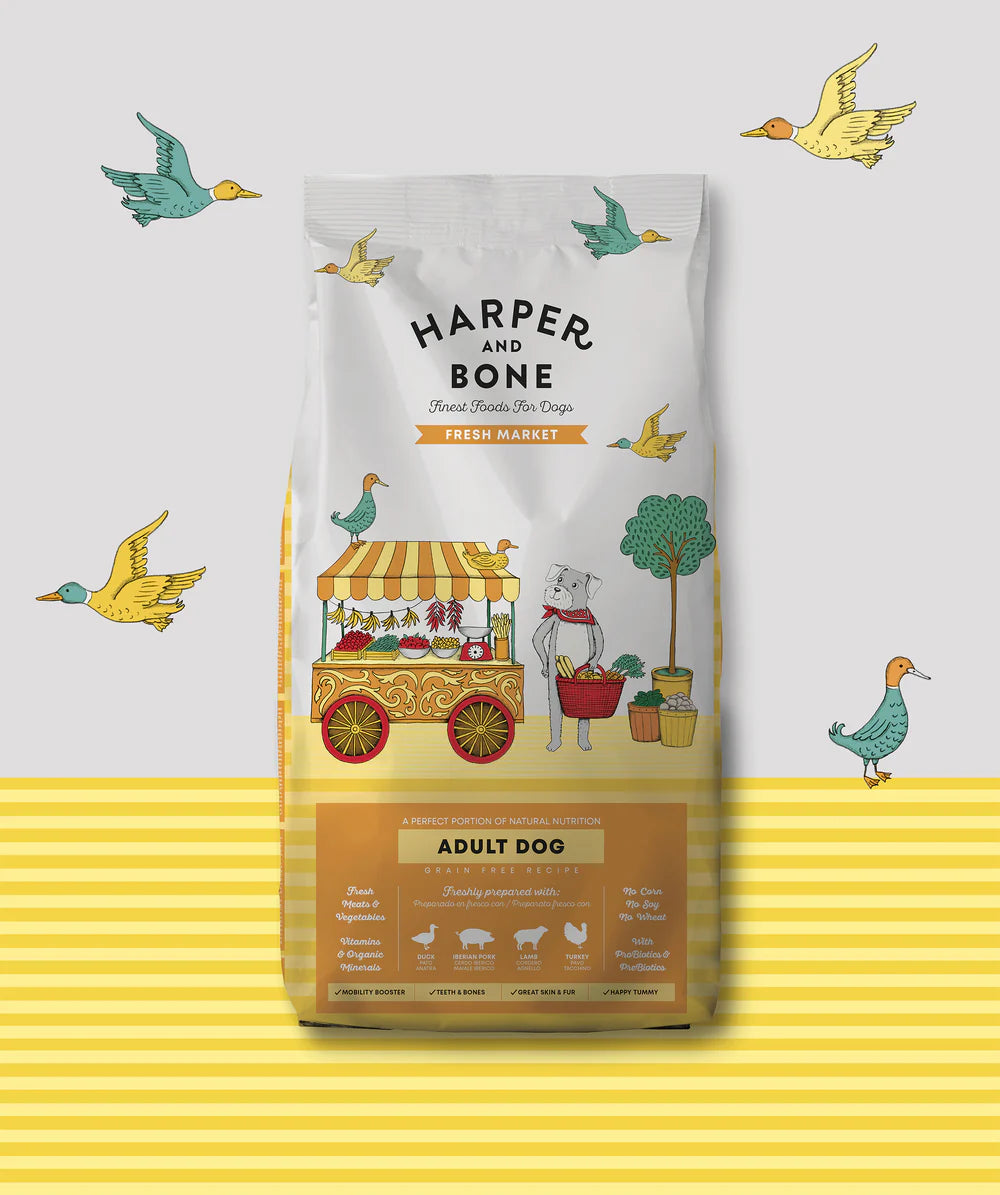 harper and Bone-cane adulto mercato fresco