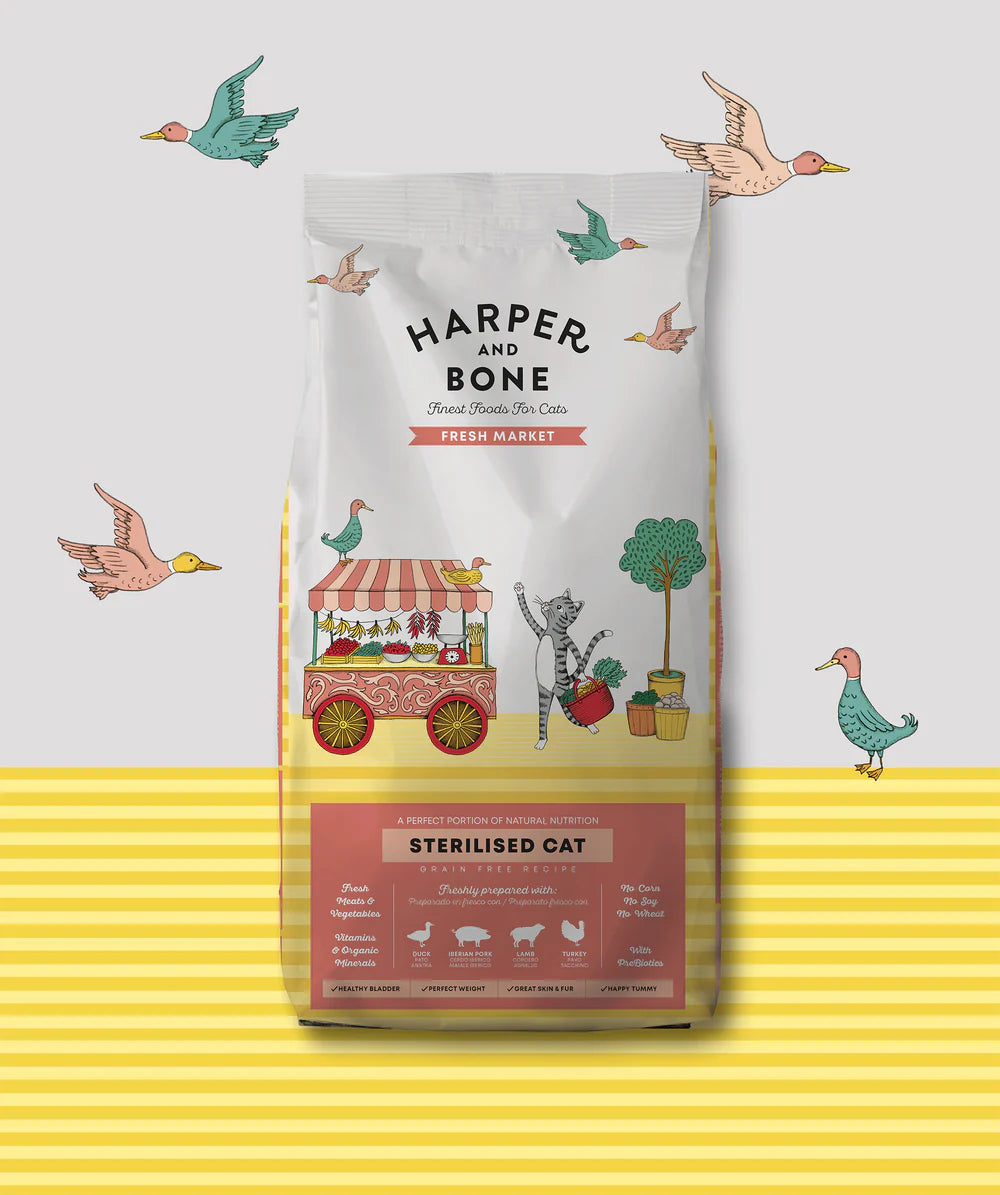 Harper and Bone-gatto sterilizzato Mercato fresco