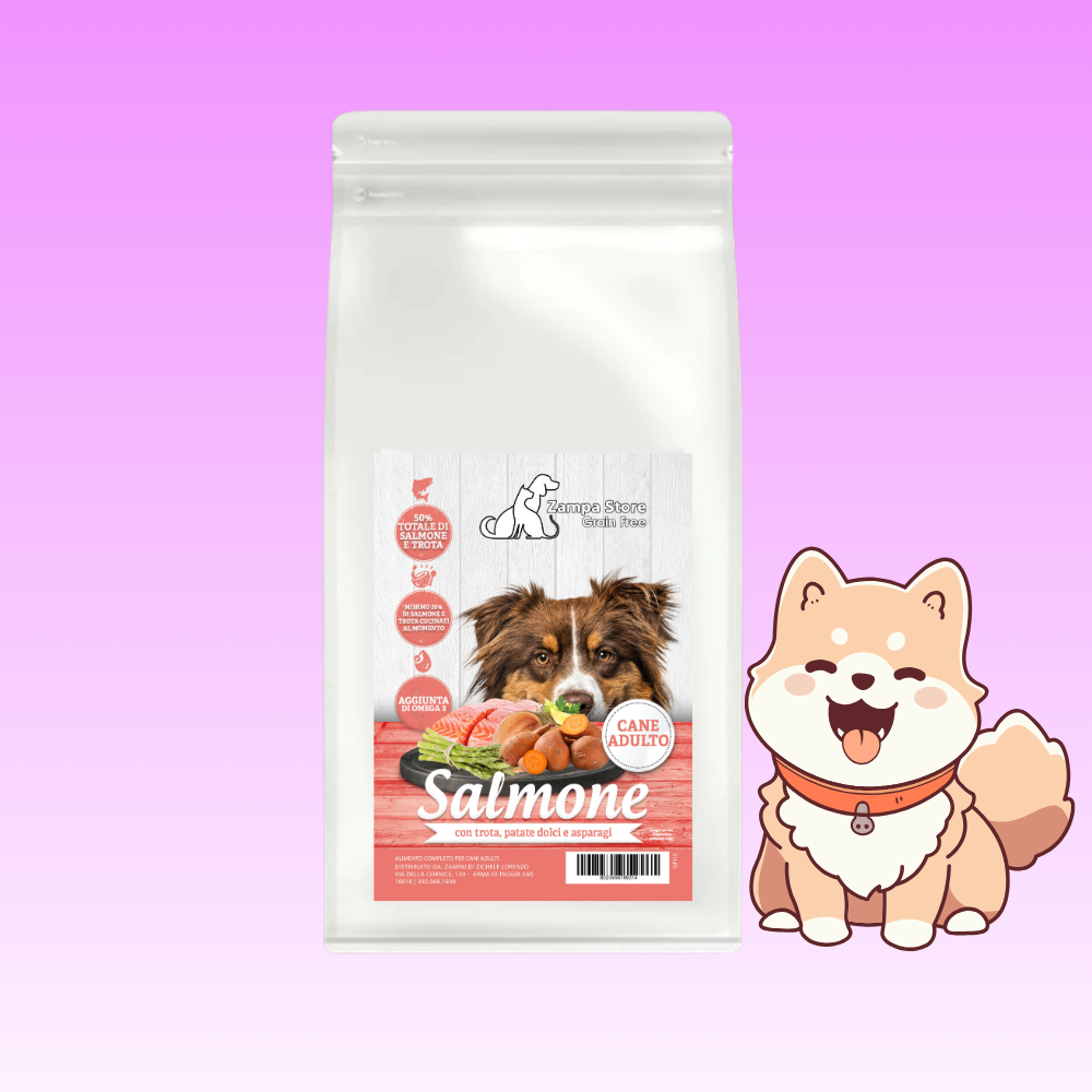 Zampa crocchette grain free salmone e trota 12kg