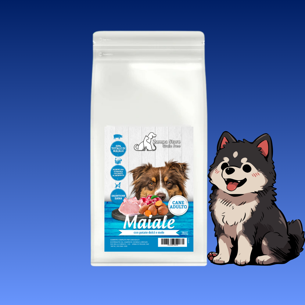 Zampa crocchette grain free maiale 12kg