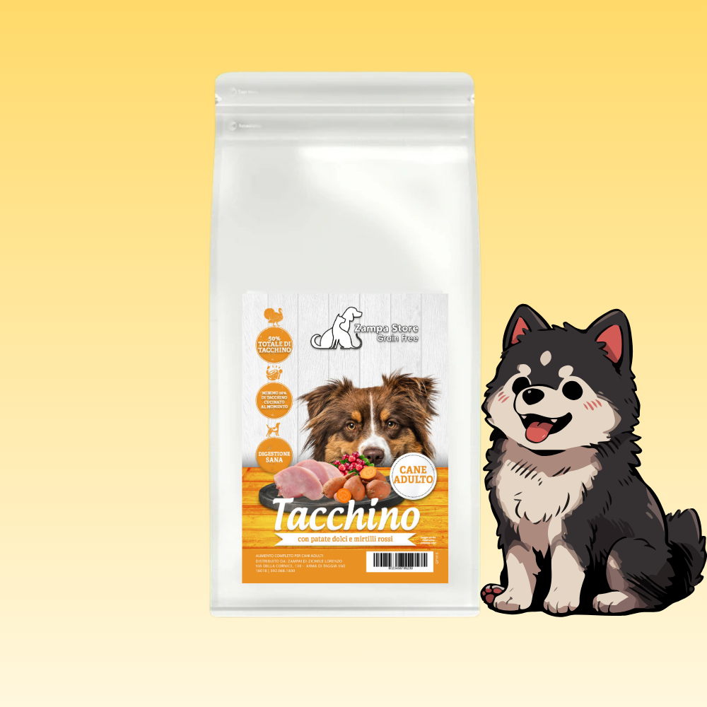 Zampa crocchette grain free tacchino 12kg