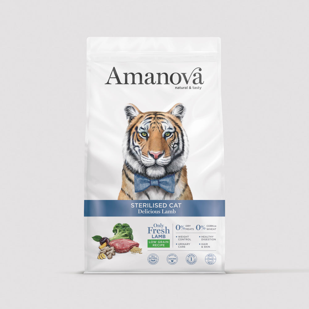 Amanova- Cat adult sterilizzato agnello delizioso