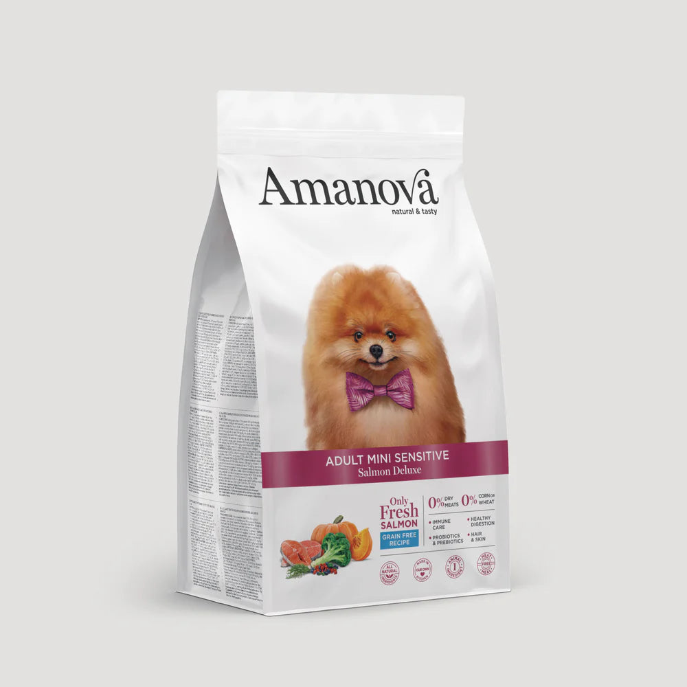 Amanova- Adult mini sensitive salmone deluxe