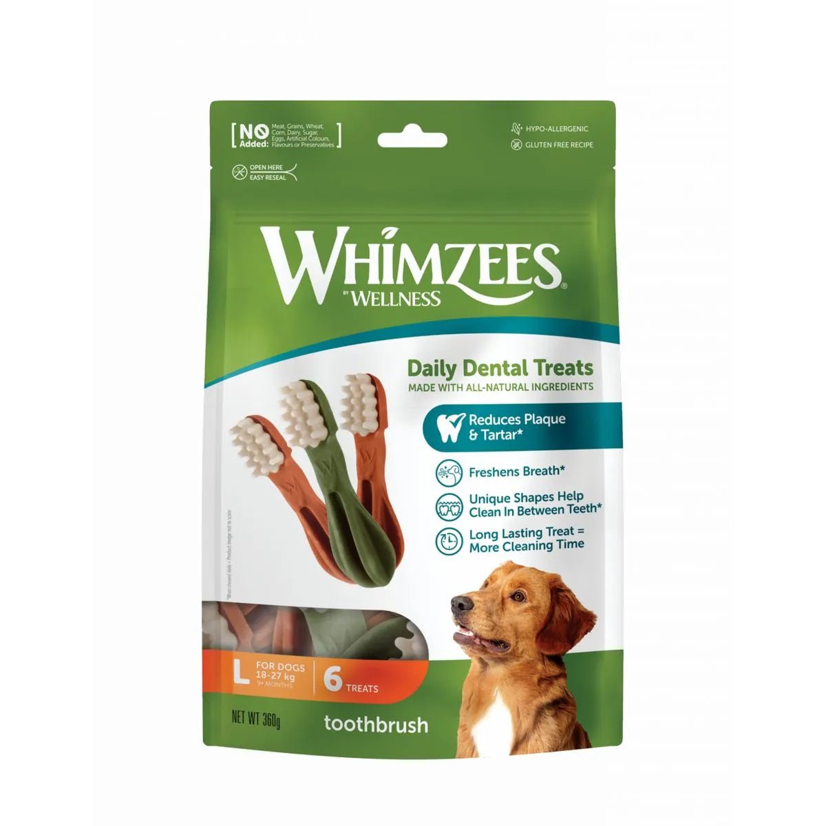 Whimzees Dog Toothbrush Star