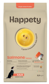 HAPPETY - Dry Dog SAP Adult Medium/Large Salmone 2,5 kg