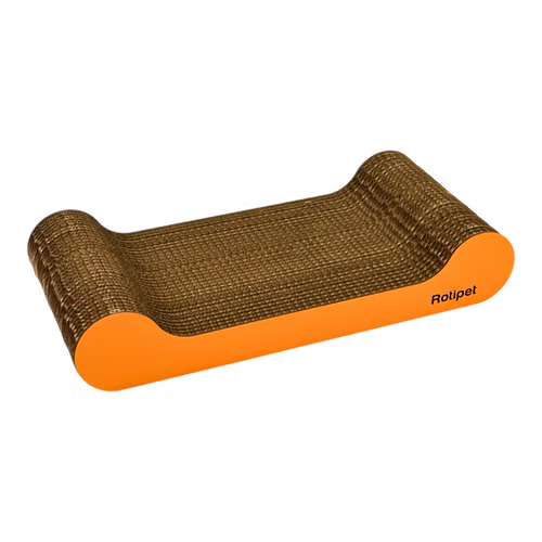 Tiragraffi per gatti in cartone MERRY 44x21x8 cm