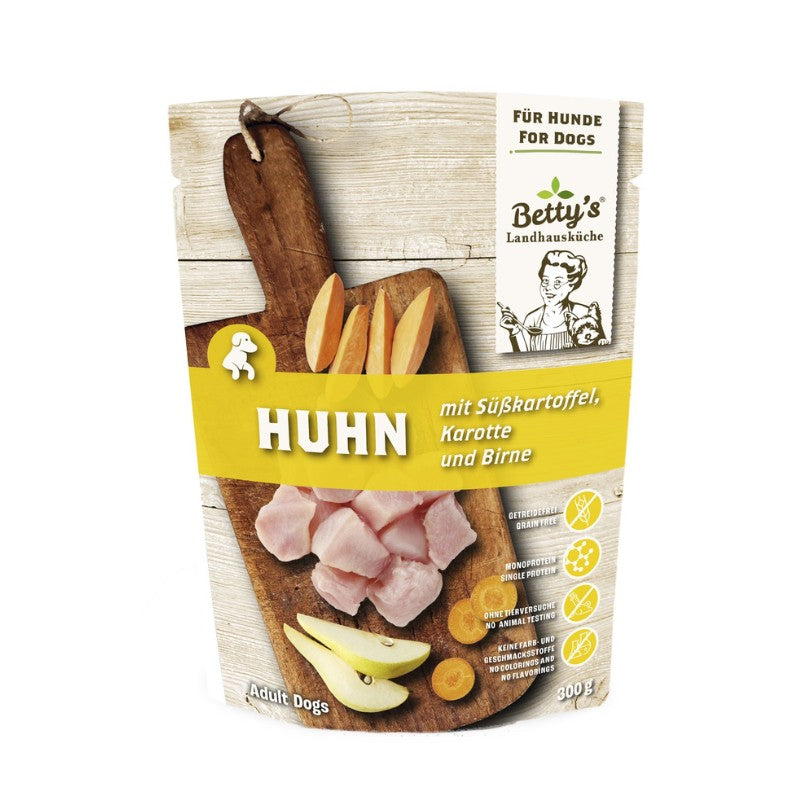 Betty's Landhausküche Pollo con Patate Umido per Cani — 300gr