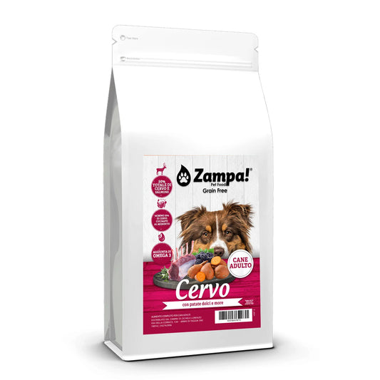 Zampa crocchette grain free cervo 12kg
