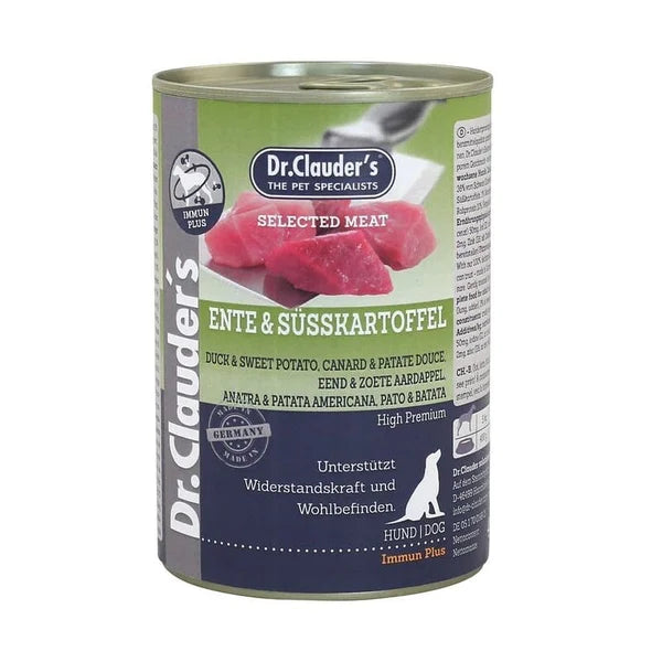Dr. Clauder's Anatra e Patata Dolce 400g Selected Meat umido cane