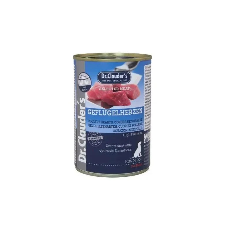 Dr. Clauder's Cuori di Pollo 400g Selected Meat umido cane