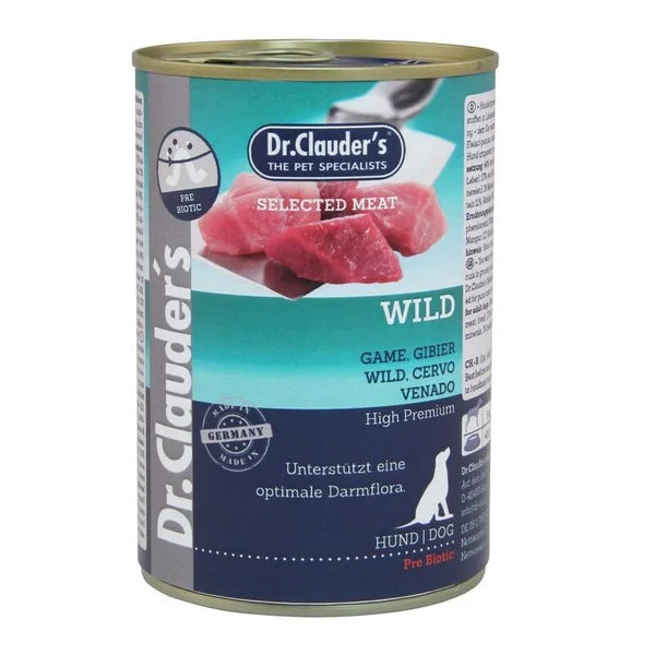 Dr. Clauder's Cervo Selected Meat umido cane — 400gr