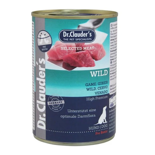 Dr. Clauder's Cervo Selected Meat umido cane — 400gr