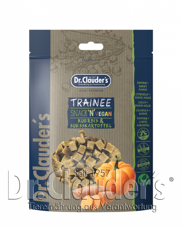 Dr. Clauder's snack vegano cane e gatto- cubetti di zucca e patate dolci