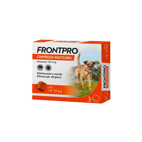 Frontpro 3 compresse masticabili 4-10 kg 28,3 mg