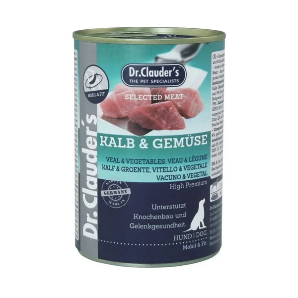 Dr. Clauder's Vitello e Verdure Selected Meat umido cane