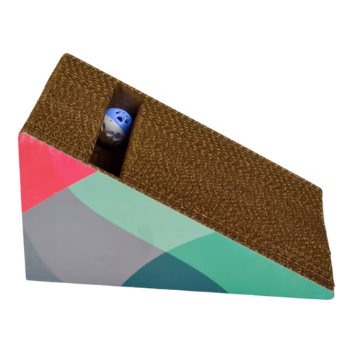 Tiragraffi per gatti in cartone NOISY 28x21x15 cm