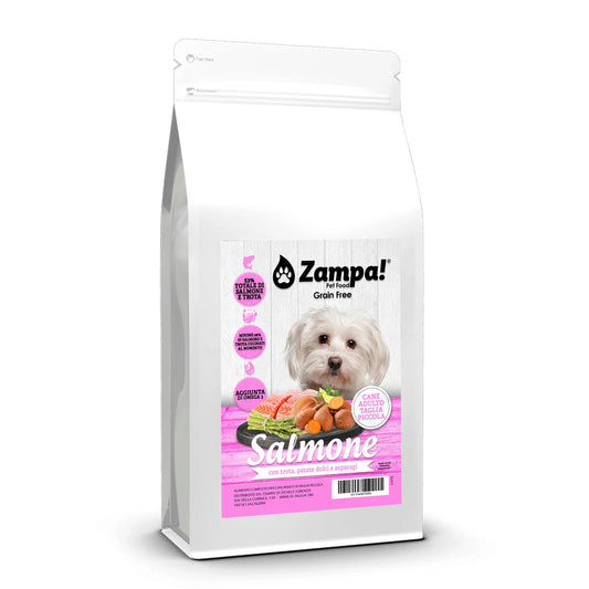 Zampa crocchette grain free salmone tg piccola 6kg