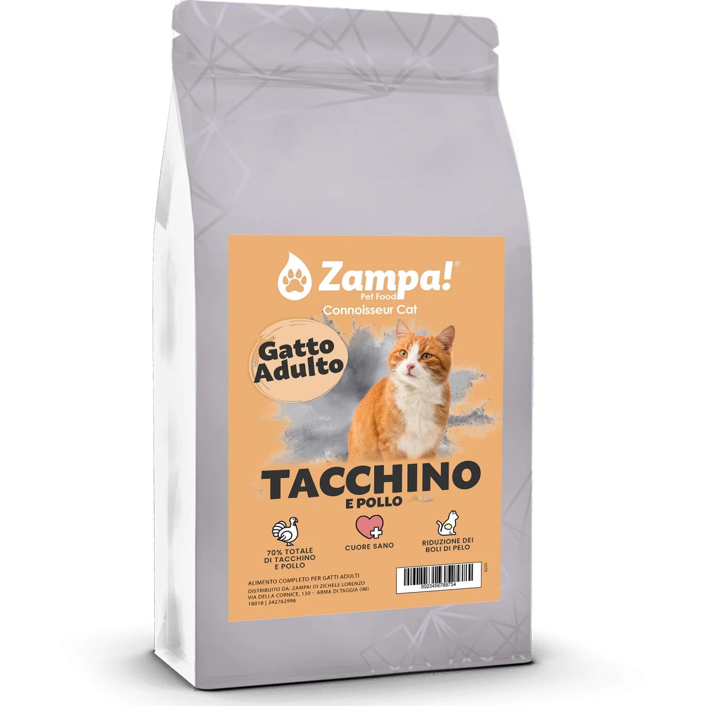 Crocchette gatto tacchino e pollo zampa!| — 5 kg