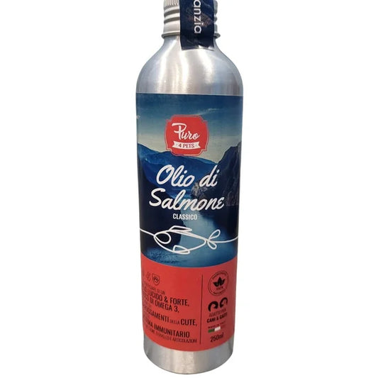 Bravery olio di salmone classico per cani e gatti