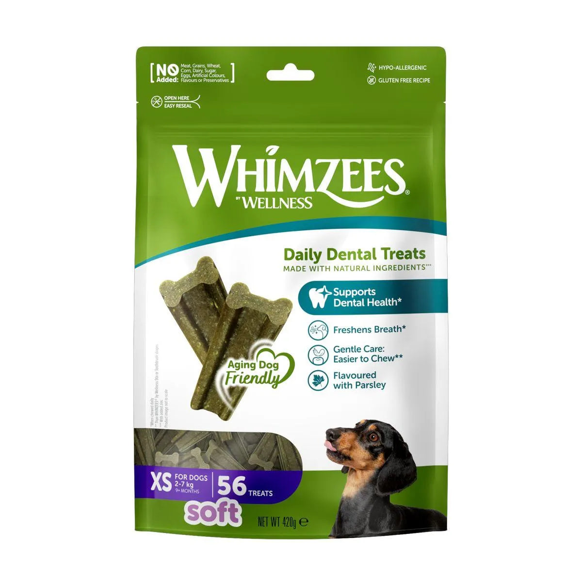 Whimzees Wellness Dog Daily Dental Treats Soft