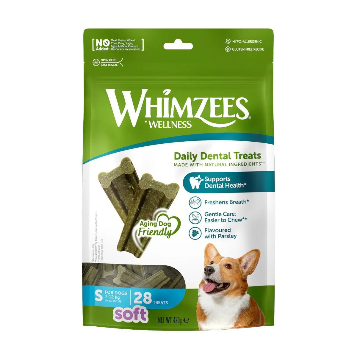 Whimzees Wellness Dog Daily Dental Treats Soft