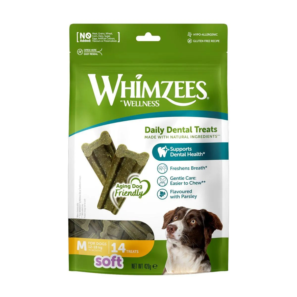 Whimzees Wellness Dog Daily Dental Treats Soft
